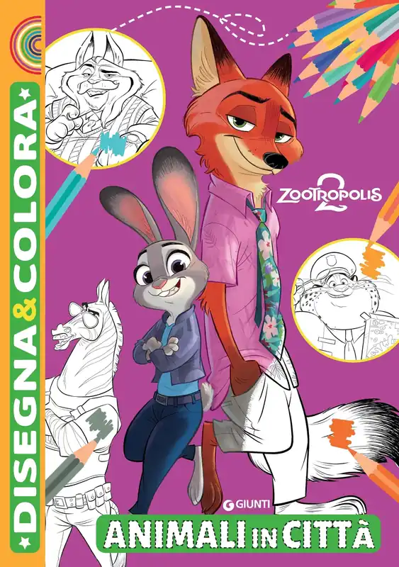 Ordina Subito Animali in città Disegna e colora Zootropolis 2